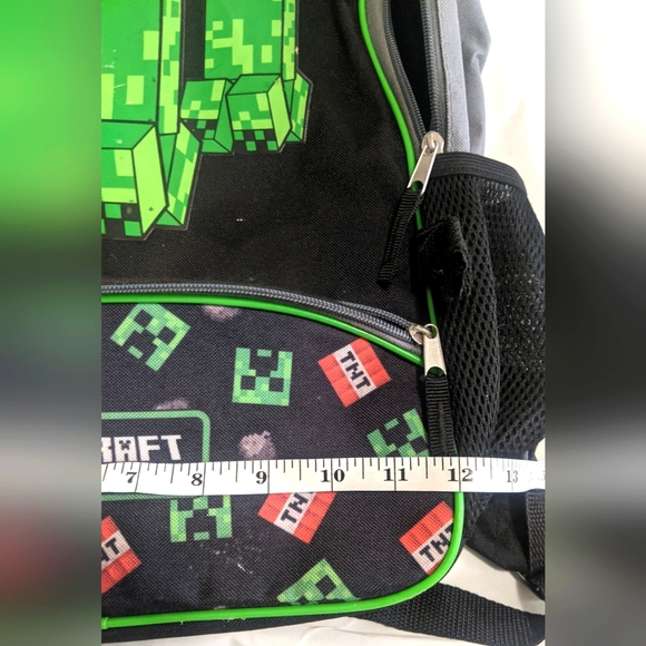 Minecraft Kids 16 inch Creepers Backpack - Picture 9 of 11